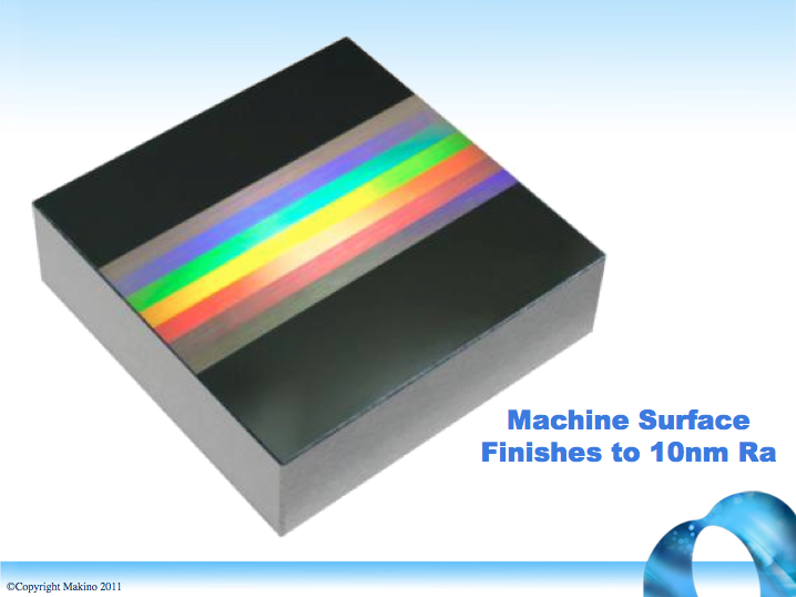 Machined Surface Finishes to 10nm Ra